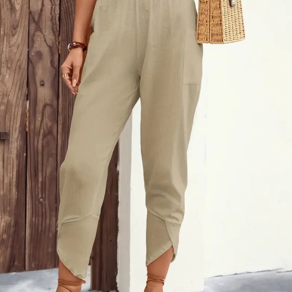 New split front minimalist pants - Picture 1 of 3